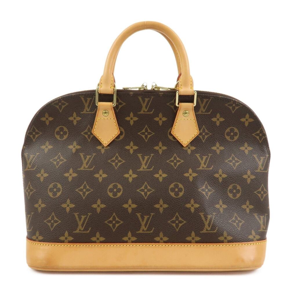 Louis Vuitton Monogram Alma PM Handbag Brown